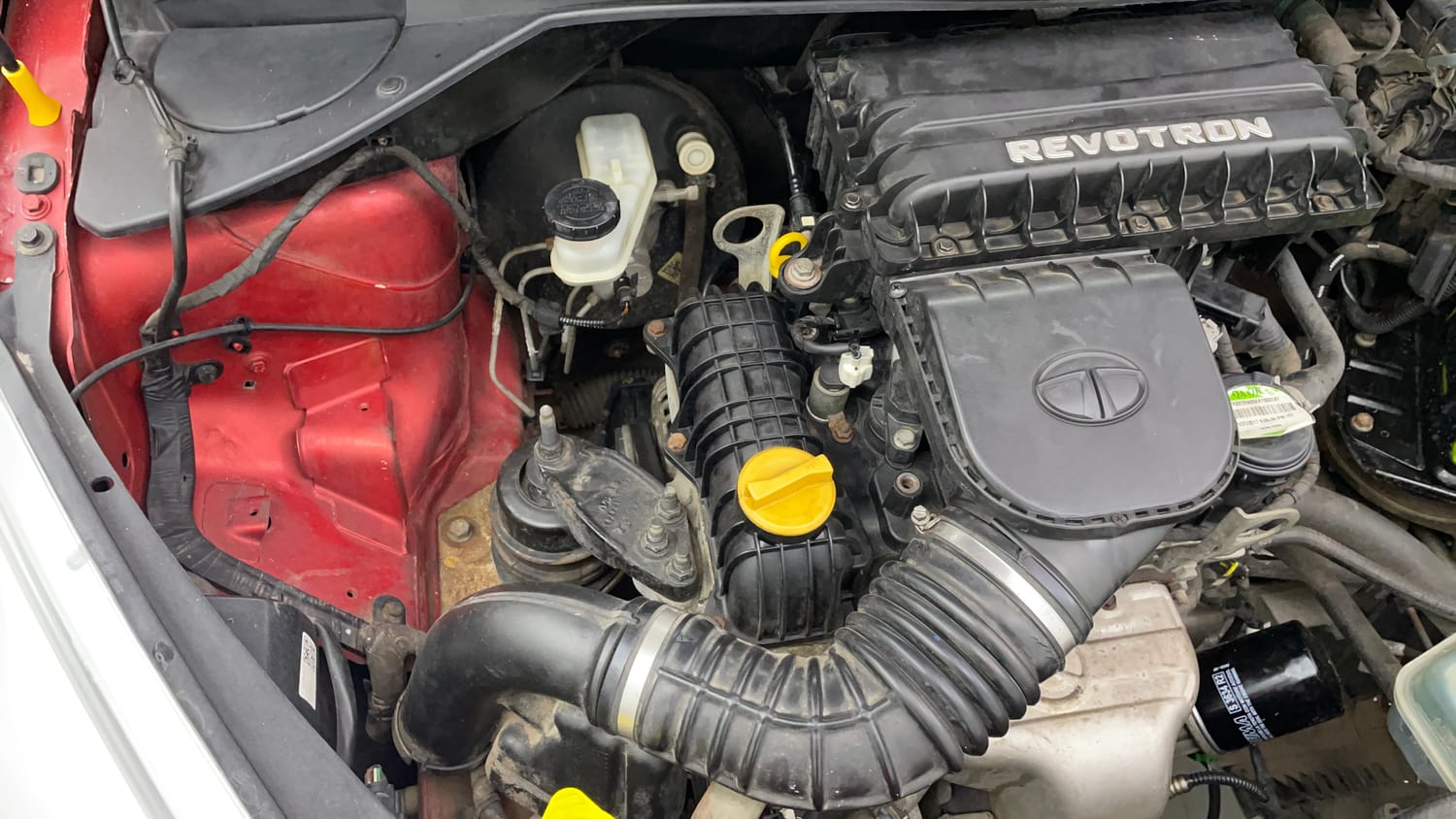 Used 2017 Tata Tiago Revotron XT Petrol Manual engine ENGINE RIGHT SIDE VIEW