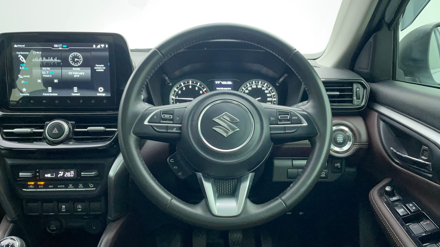 Used 2023 Maruti Suzuki Grand Vitara Alpha Smart Hybrid AllGrip Petrol Manual interior STEERING VIEW