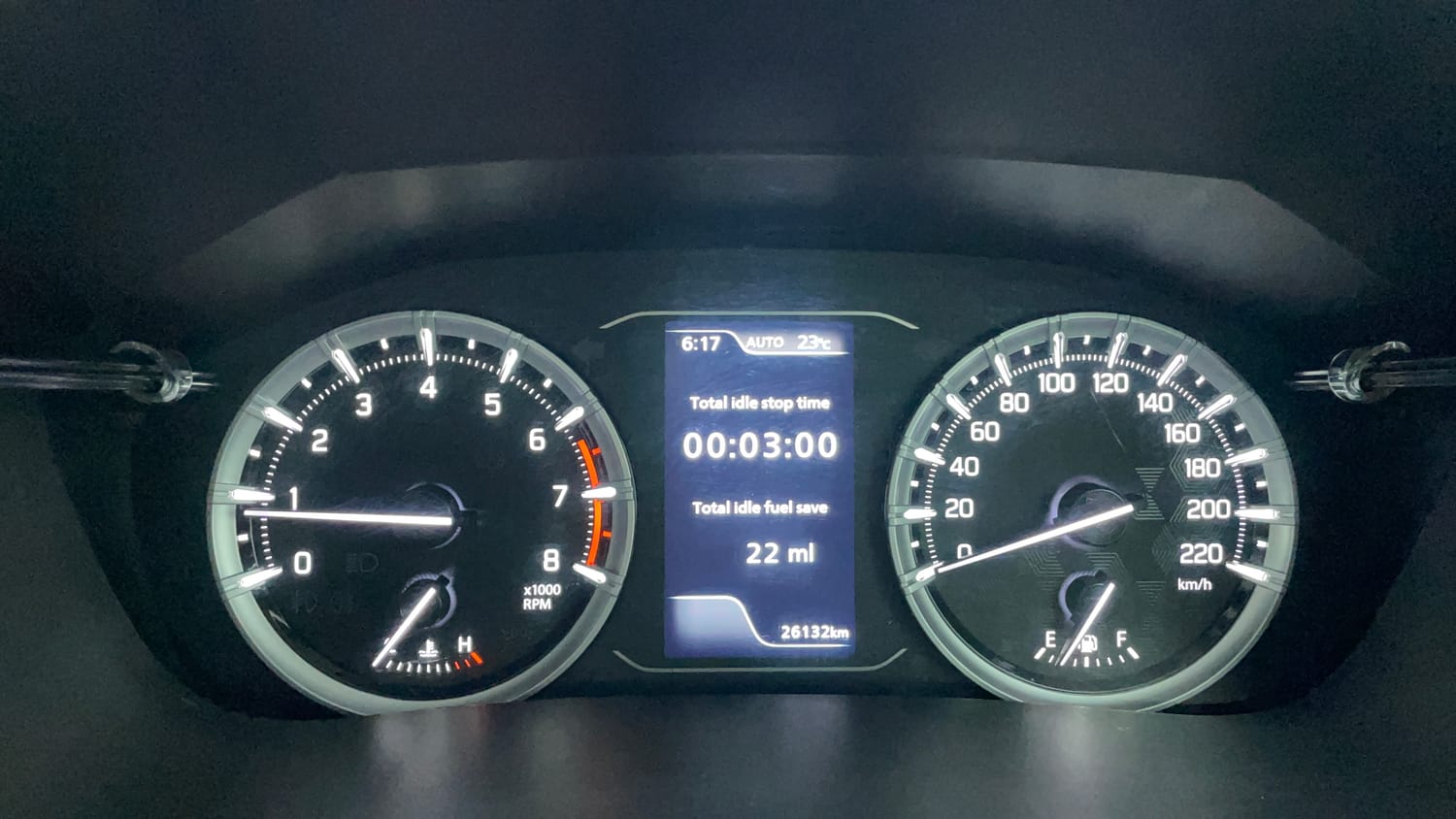 Used 2023 Maruti Suzuki Grand Vitara Alpha Smart Hybrid AllGrip Petrol Manual interior CLUSTERMETER VIEW