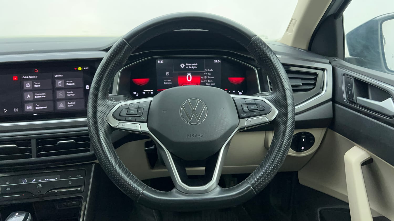 Used 2022 Volkswagen Virtus GT Plus 1.5 TSI EVO DSG Petrol Automatic interior STEERING VIEW