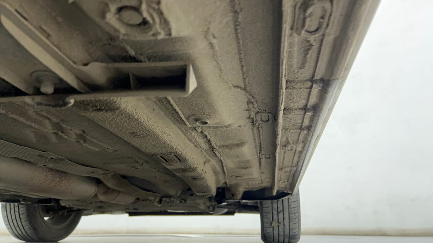 Used 2022 Volkswagen Virtus GT Plus 1.5 TSI EVO DSG Petrol Automatic extra REAR RIGHT UNDERBODY VIEW