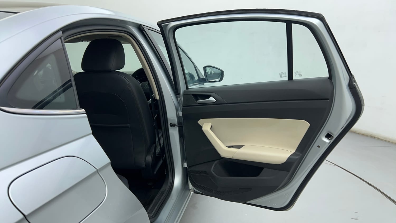 Used 2022 Volkswagen Virtus GT Plus 1.5 TSI EVO DSG Petrol Automatic interior RIGHT REAR DOOR OPEN VIEW