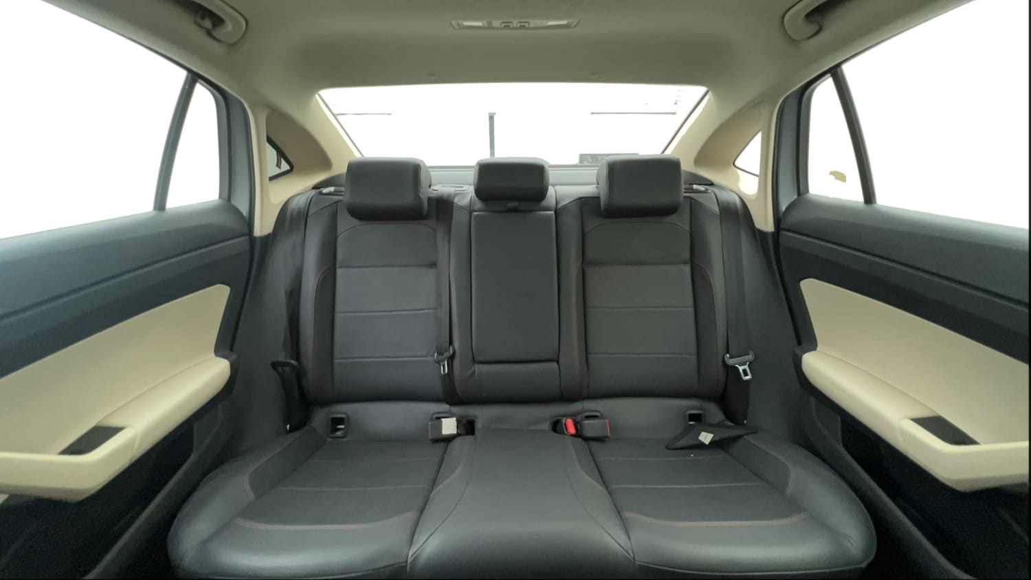 Used 2022 Volkswagen Virtus GT Plus 1.5 TSI EVO DSG Petrol Automatic interior REAR SEAT CONDITION VIEW