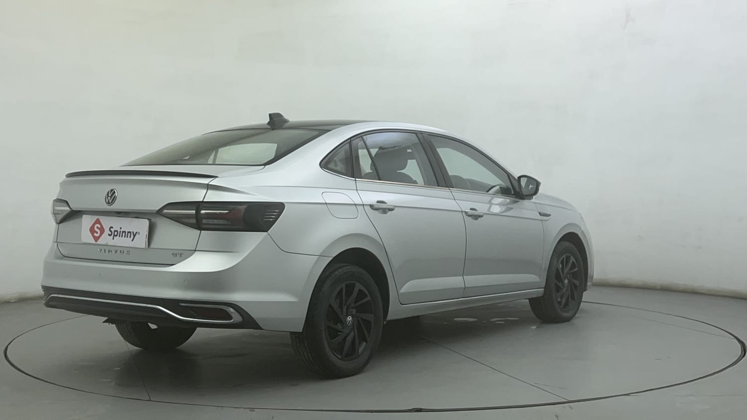 Used 2022 Volkswagen Virtus GT Plus 1.5 TSI EVO DSG Petrol Automatic exterior RIGHT REAR CORNER VIEW