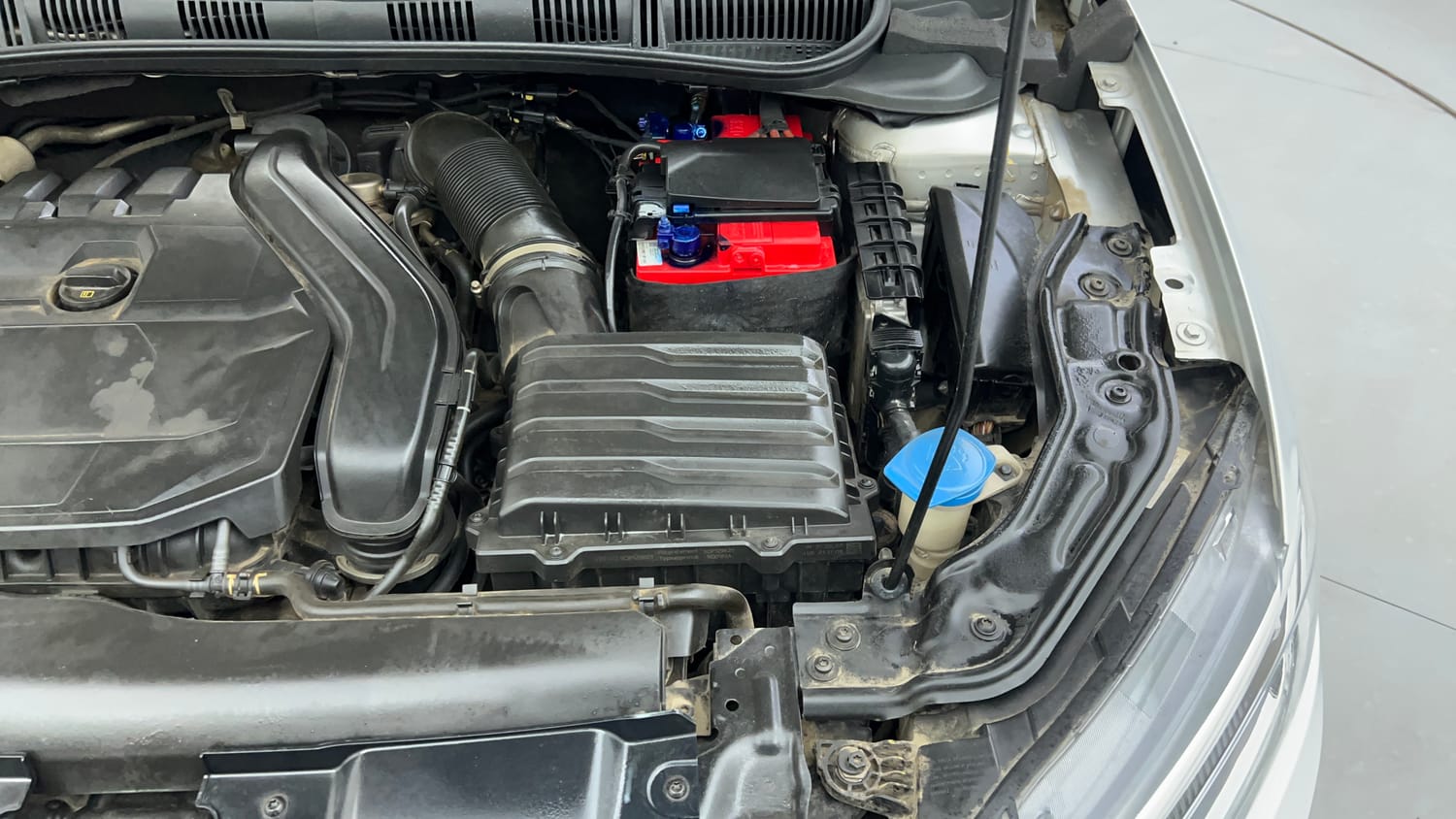 Used 2022 Volkswagen Virtus GT Plus 1.5 TSI EVO DSG Petrol Automatic engine ENGINE LEFT SIDE VIEW