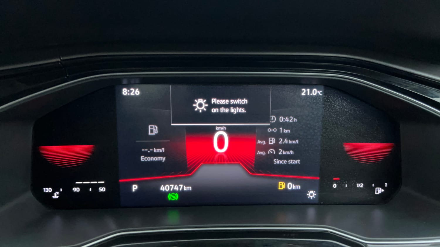 Used 2022 Volkswagen Virtus GT Plus 1.5 TSI EVO DSG Petrol Automatic interior CLUSTERMETER VIEW
