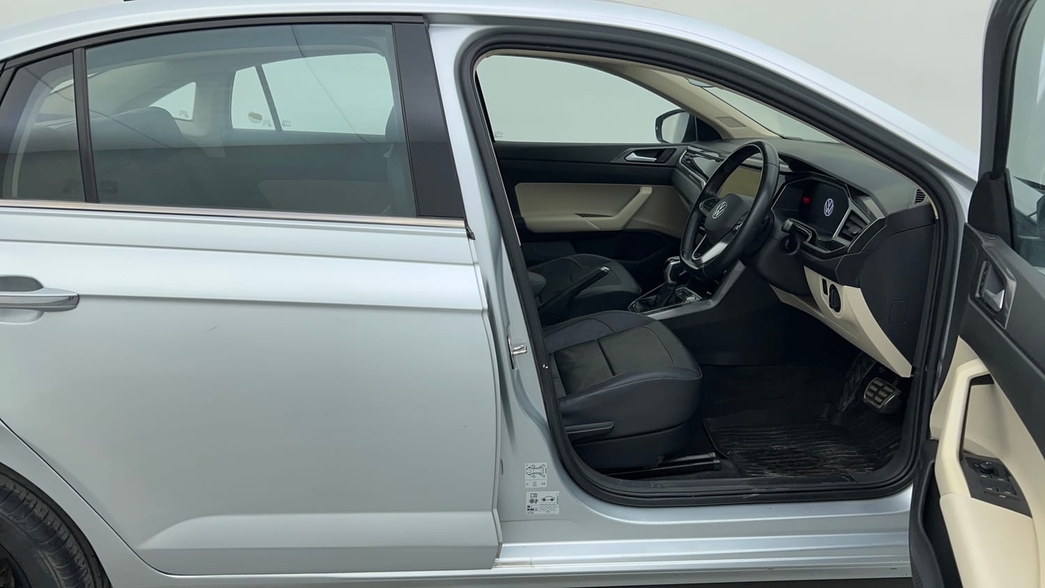 Used 2022 Volkswagen Virtus GT Plus 1.5 TSI EVO DSG Petrol Automatic interior RIGHT SIDE FRONT DOOR CABIN VIEW
