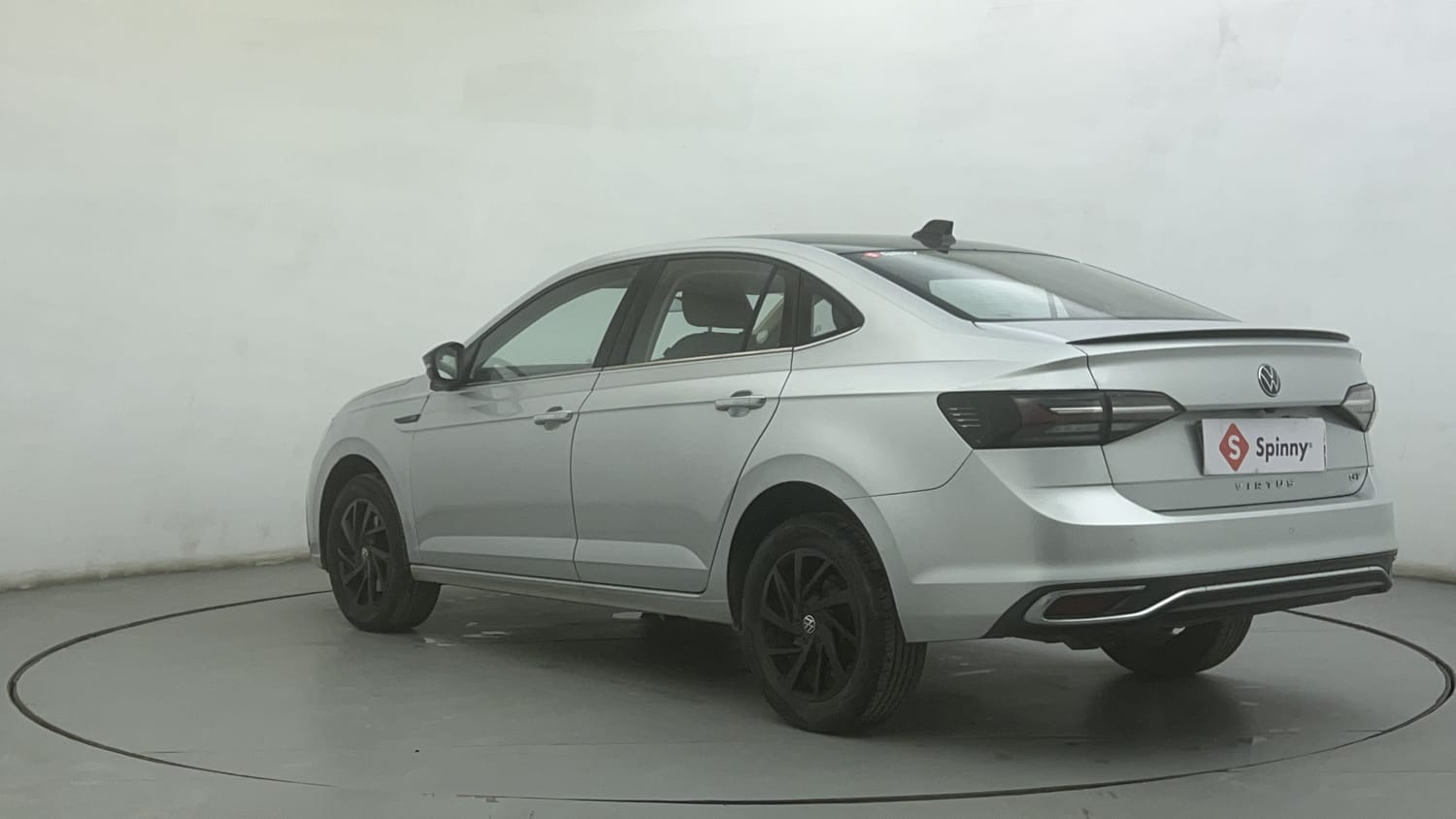 Used 2022 Volkswagen Virtus GT Plus 1.5 TSI EVO DSG Petrol Automatic exterior LEFT REAR CORNER VIEW