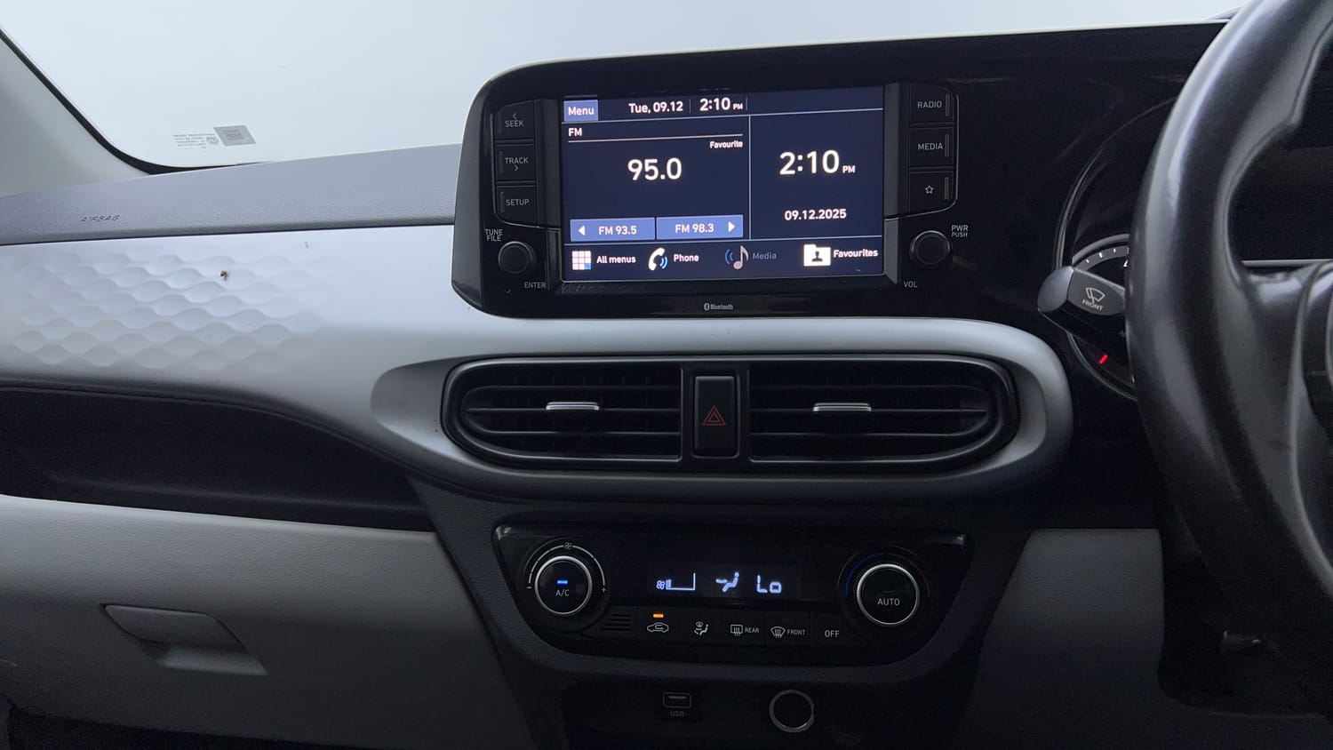 Used 2021 Hyundai Grand i10 Nios Sportz U2 1.2 CRDi Diesel Manual interior MUSIC SYSTEM & AC CONTROL VIEW