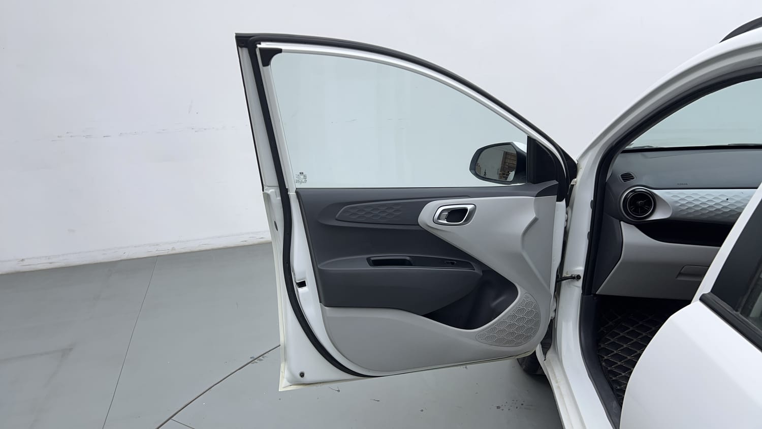 Used 2021 Hyundai Grand i10 Nios Sportz U2 1.2 CRDi Diesel Manual interior LEFT FRONT DOOR OPEN VIEW