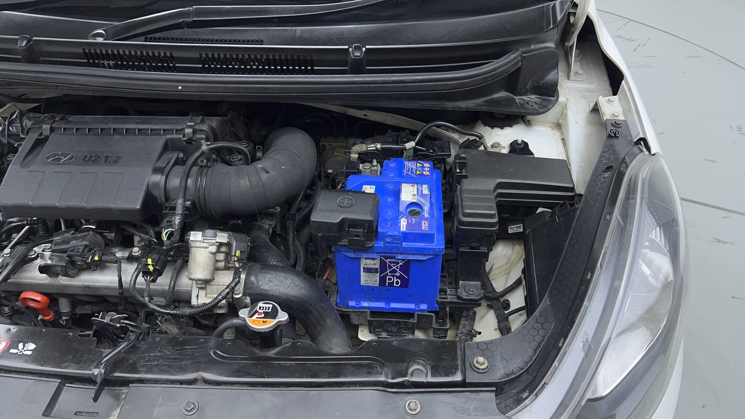 Used 2021 Hyundai Grand i10 Nios Sportz U2 1.2 CRDi Diesel Manual engine ENGINE LEFT SIDE VIEW