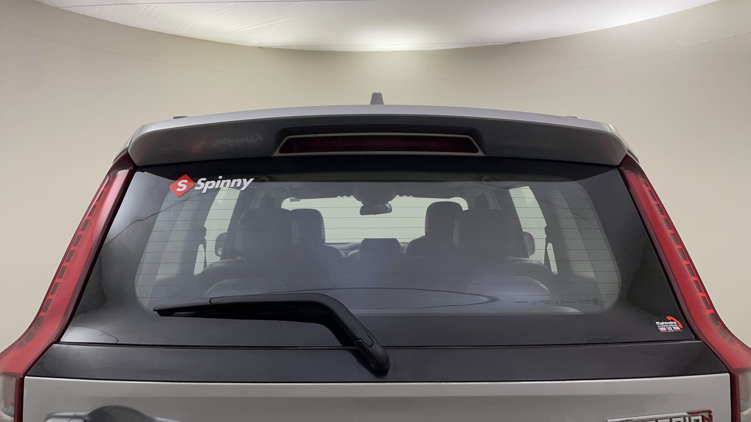 Used 2023 Mahindra Scorpio N Z8 L Petrol MT 7 STR Petrol Manual exterior BACK WINDSHIELD VIEW