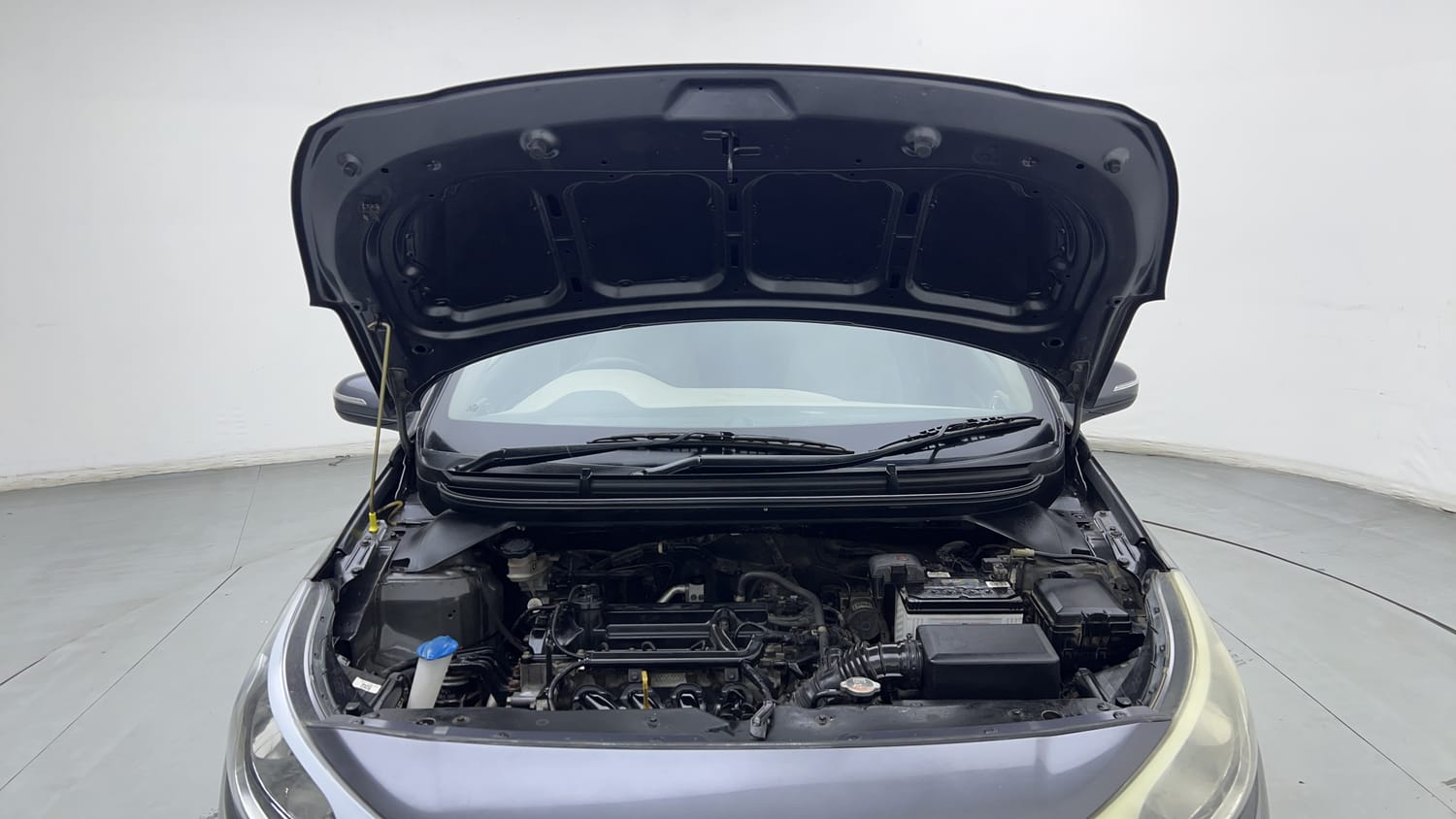 Used 2014 Hyundai Elite i20 Sportz 1.2 Petrol Manual engine ENGINE & BONNET OPEN FRONT VIEW