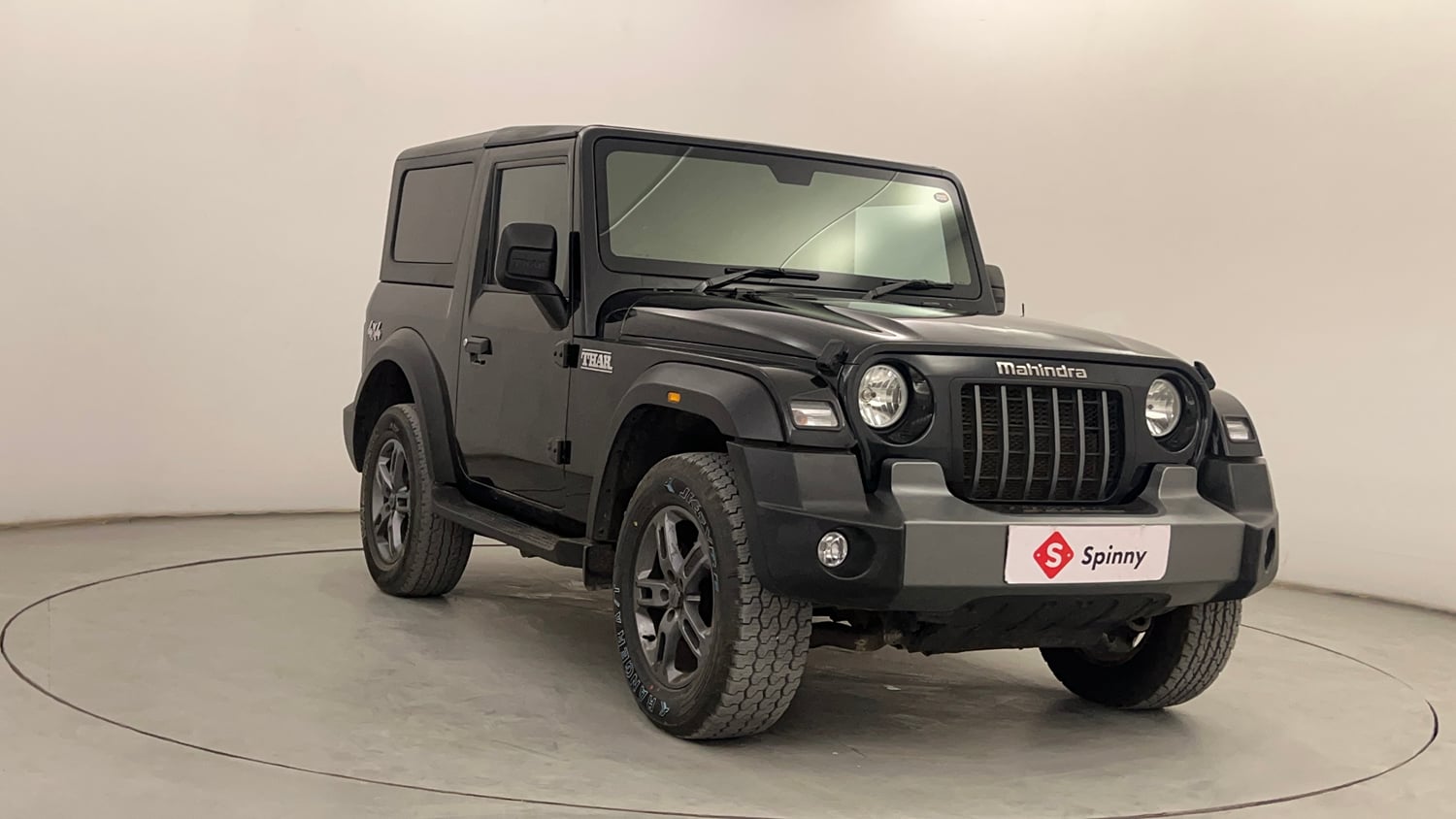 Used 2021 mahindra Thar LX Hard Top Diesel MT 4WD Diesel Manual exterior RIGHT FRONT CORNER VIEW