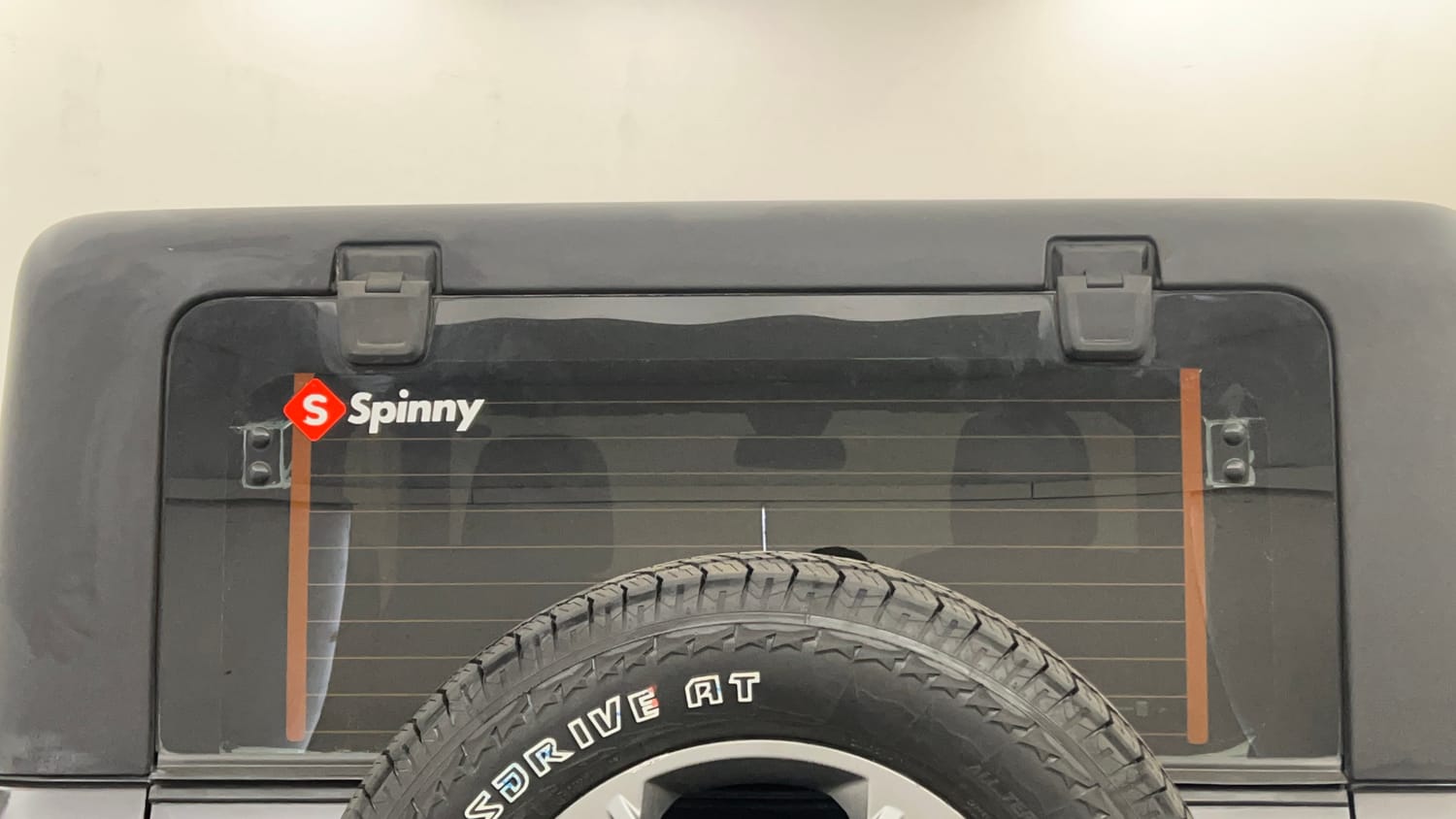 Used 2021 mahindra Thar LX Hard Top Diesel MT 4WD Diesel Manual exterior BACK WINDSHIELD VIEW