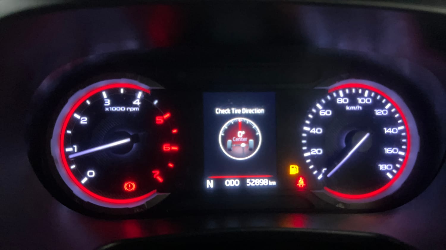 Used 2021 mahindra Thar LX Hard Top Diesel MT 4WD Diesel Manual interior CLUSTERMETER VIEW