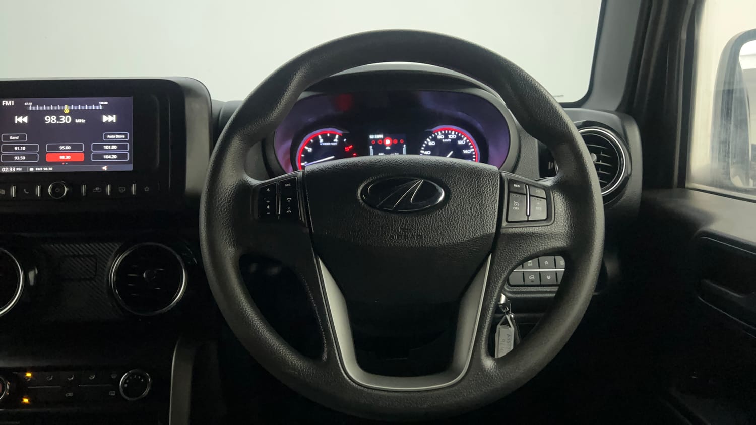 Used 2021 mahindra Thar LX Hard Top Diesel MT 4WD Diesel Manual interior STEERING VIEW