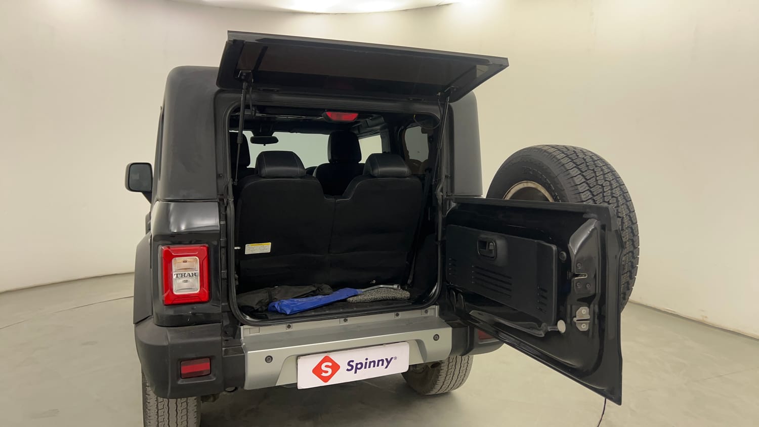 Used 2021 mahindra Thar LX Hard Top Diesel MT 4WD Diesel Manual interior DICKY DOOR OPEN VIEW