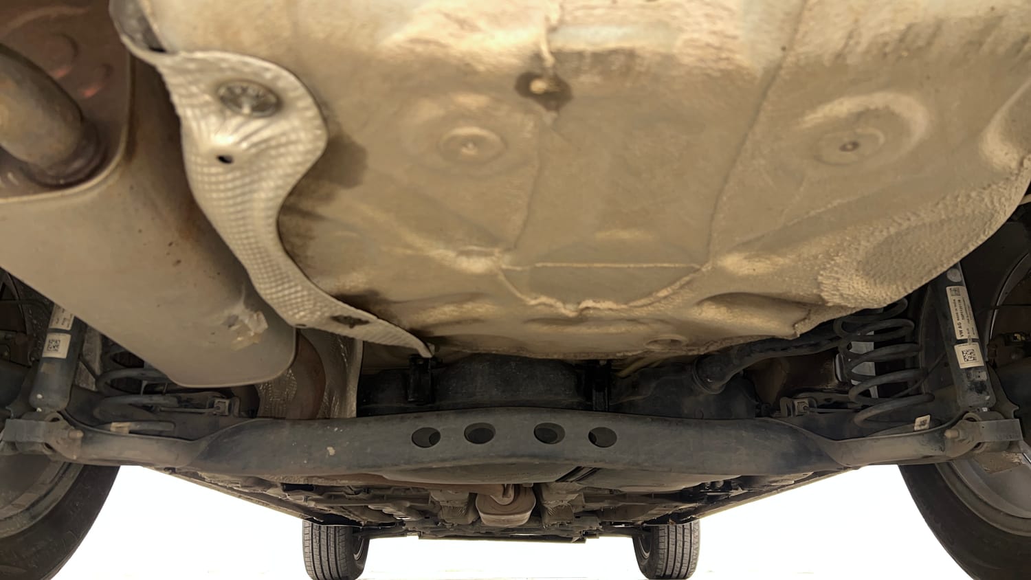 Used 2023 Skoda Slavia Style 1.5L TSI DSG Petrol Automatic extra REAR UNDERBODY VIEW (TAKEN FROM REAR)