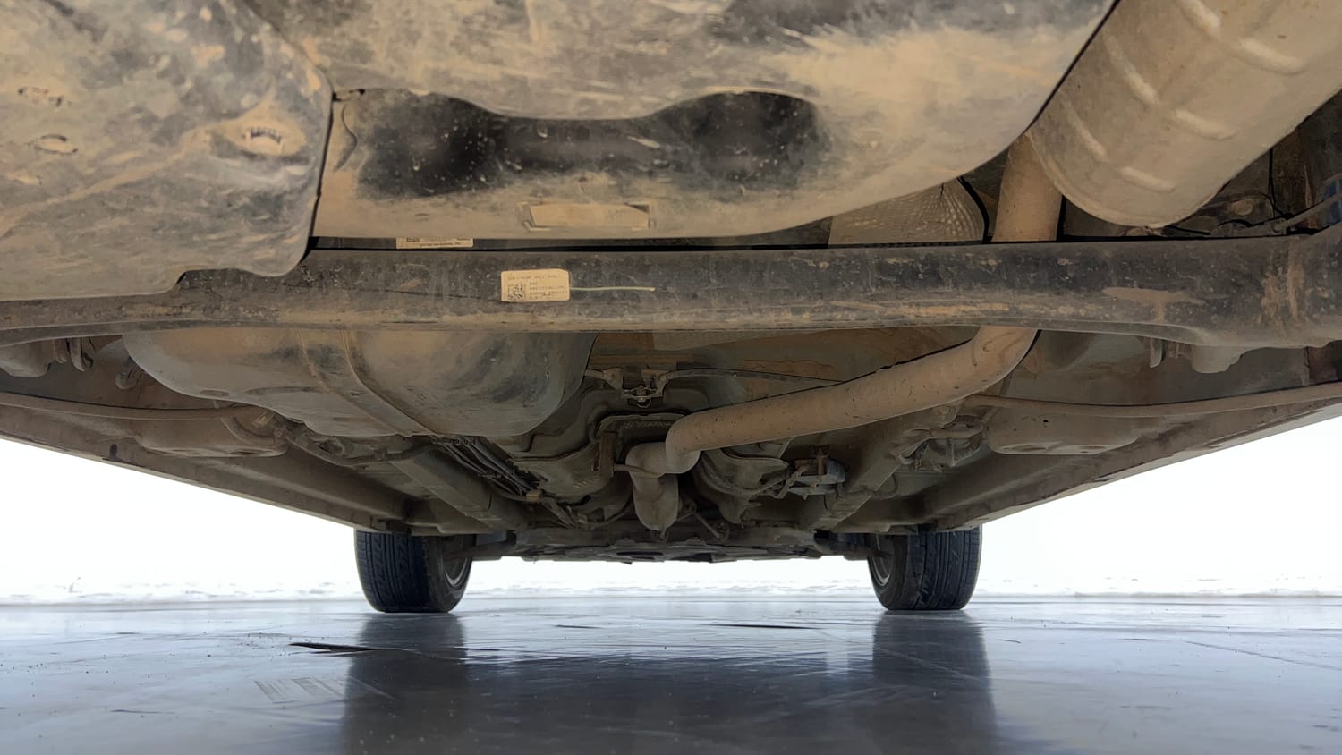 Used 2024 Mahindra XUV 3XO AX5 1.5 Diesel Diesel Manual extra REAR UNDERBODY VIEW (TAKEN FROM REAR)