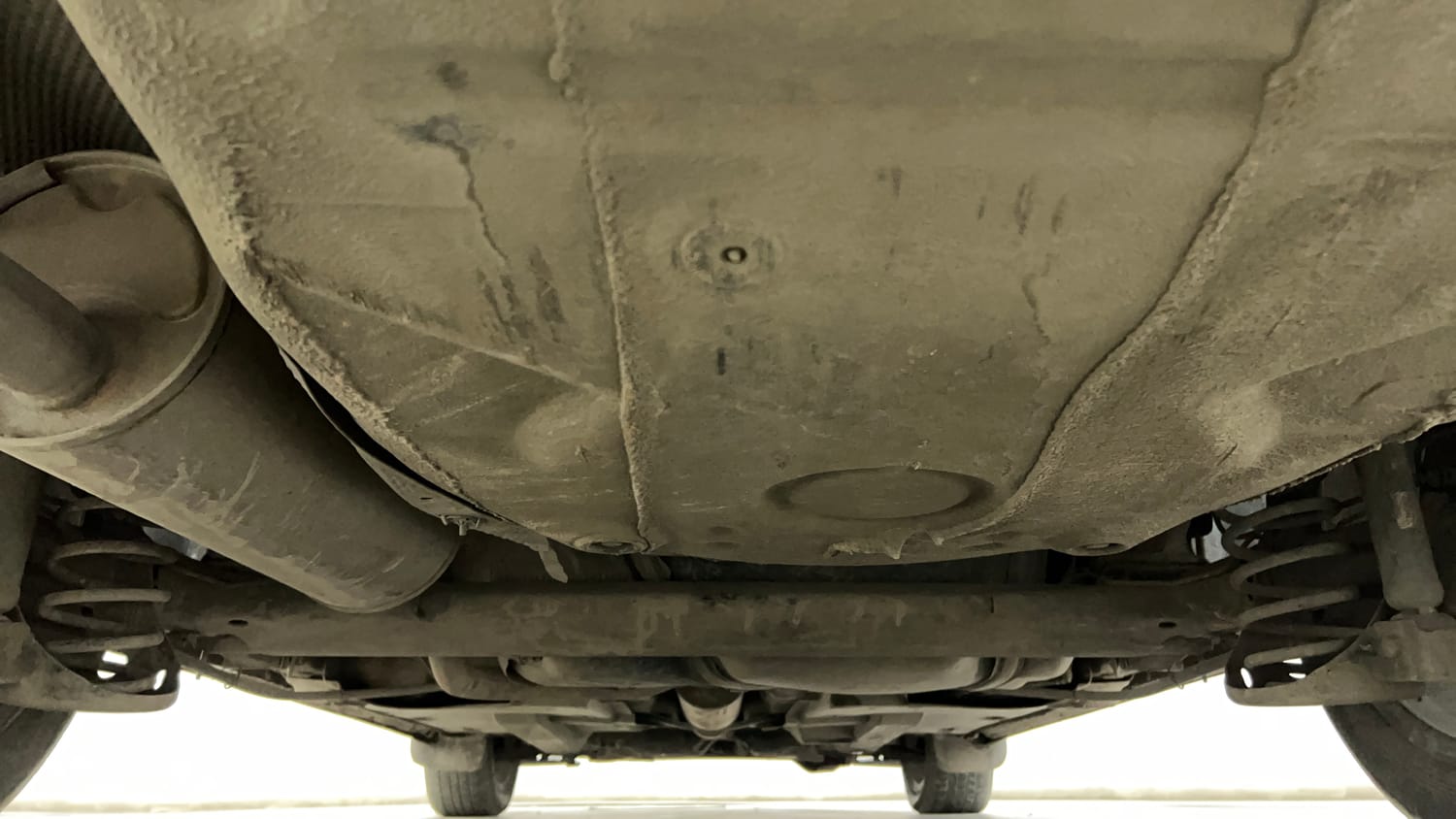 Used 2021 Skoda Rapid Style AT Petrol Automatic extra REAR UNDERBODY VIEW (TAKEN FROM REAR)