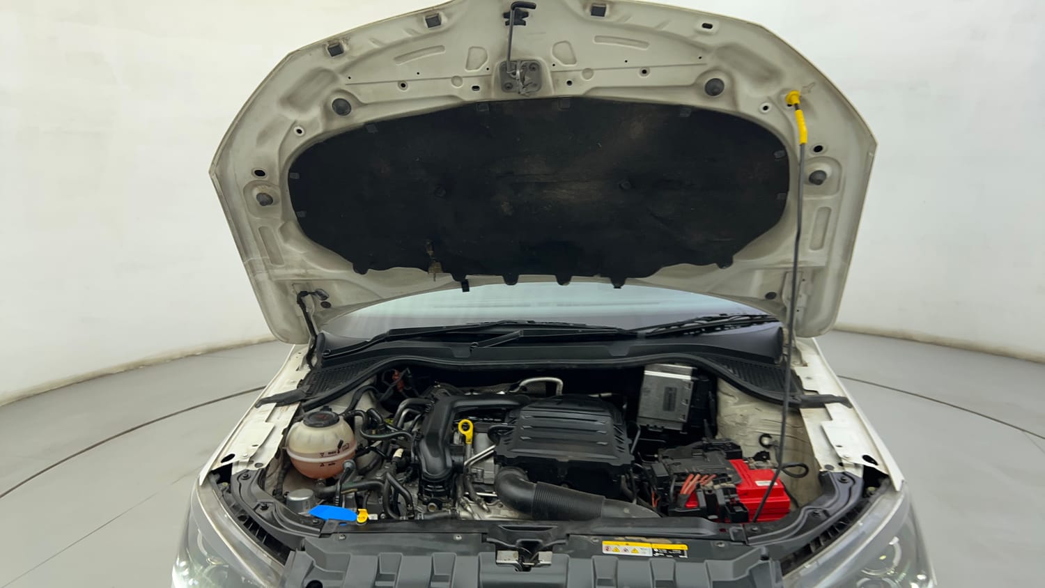 Used 2021 Skoda Rapid Style AT Petrol Automatic engine ENGINE & BONNET OPEN FRONT VIEW