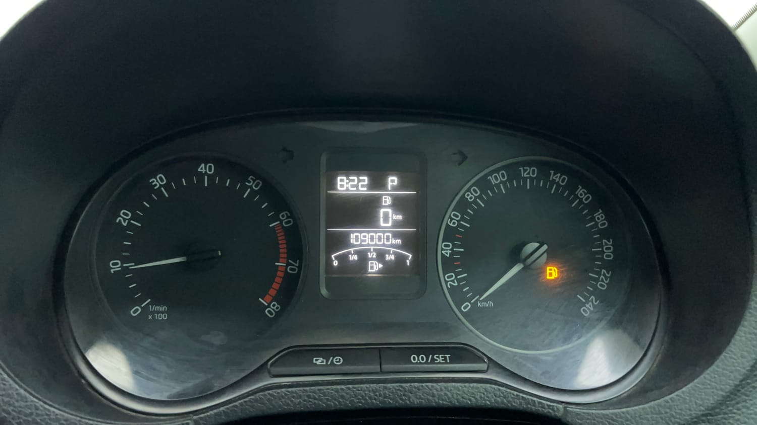 Used 2021 Skoda Rapid Style AT Petrol Automatic interior CLUSTERMETER VIEW