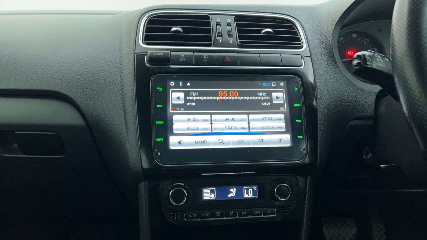 Used 2021 Skoda Rapid Style AT Petrol Automatic interior MUSIC SYSTEM & AC CONTROL VIEW