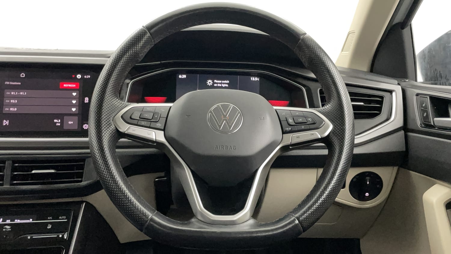 Used 2022 Volkswagen Virtus GT Plus 1.5 TSI EVO DSG Petrol Automatic interior STEERING VIEW