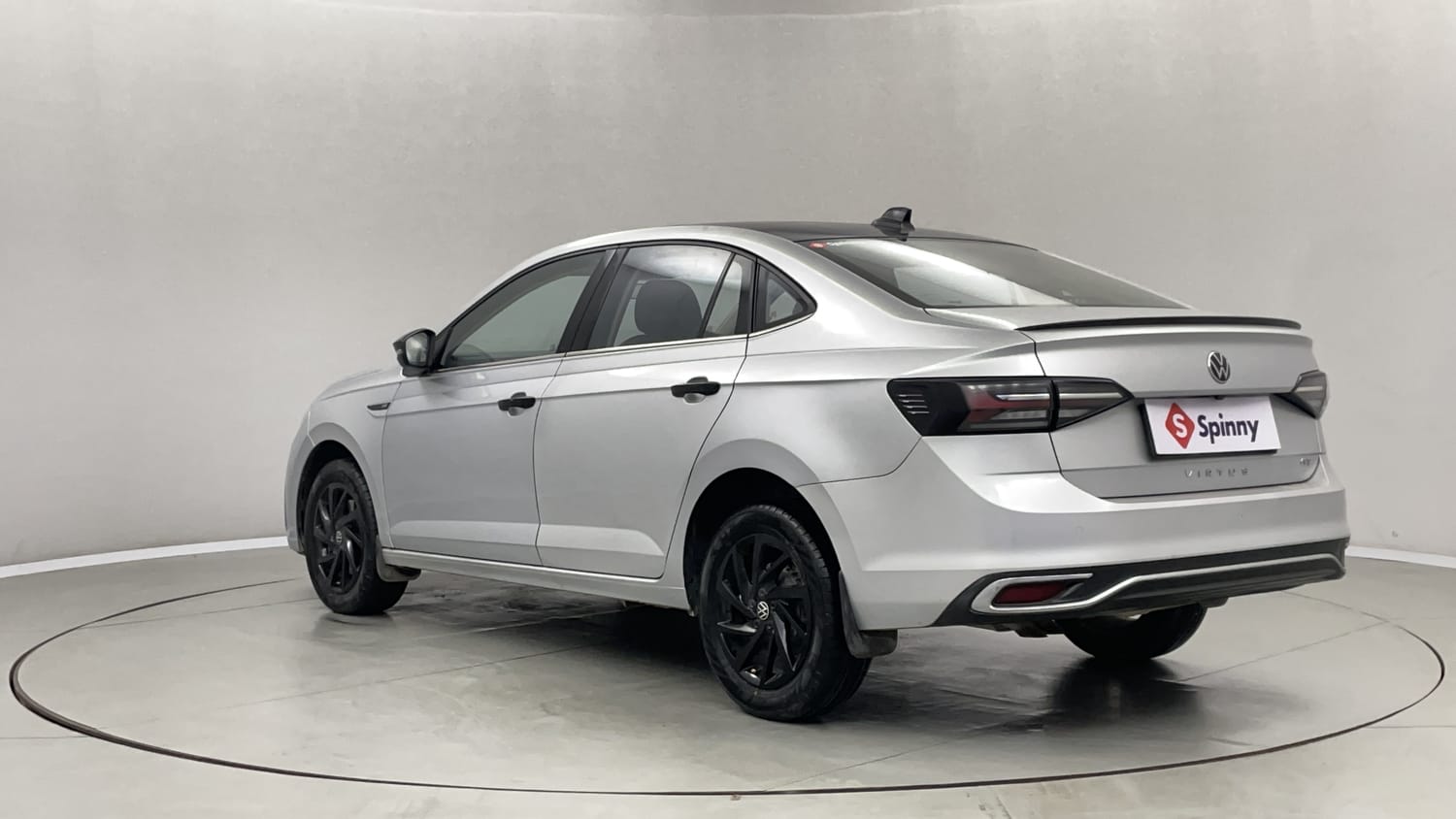 Used 2022 Volkswagen Virtus GT Plus 1.5 TSI EVO DSG Petrol Automatic exterior LEFT REAR CORNER VIEW
