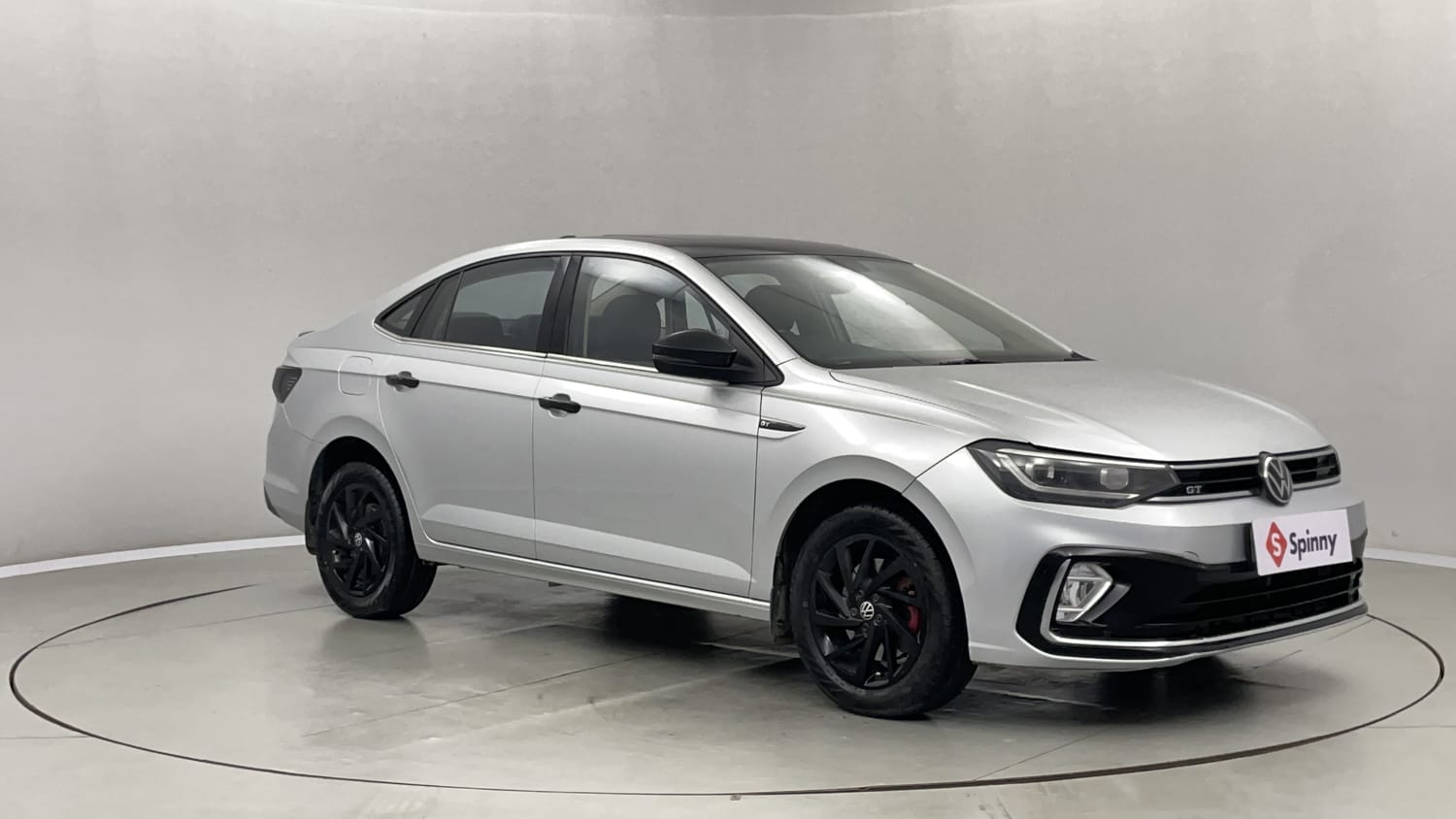 Used 2022 Volkswagen Virtus GT Plus 1.5 TSI EVO DSG Petrol Automatic exterior RIGHT FRONT CORNER VIEW
