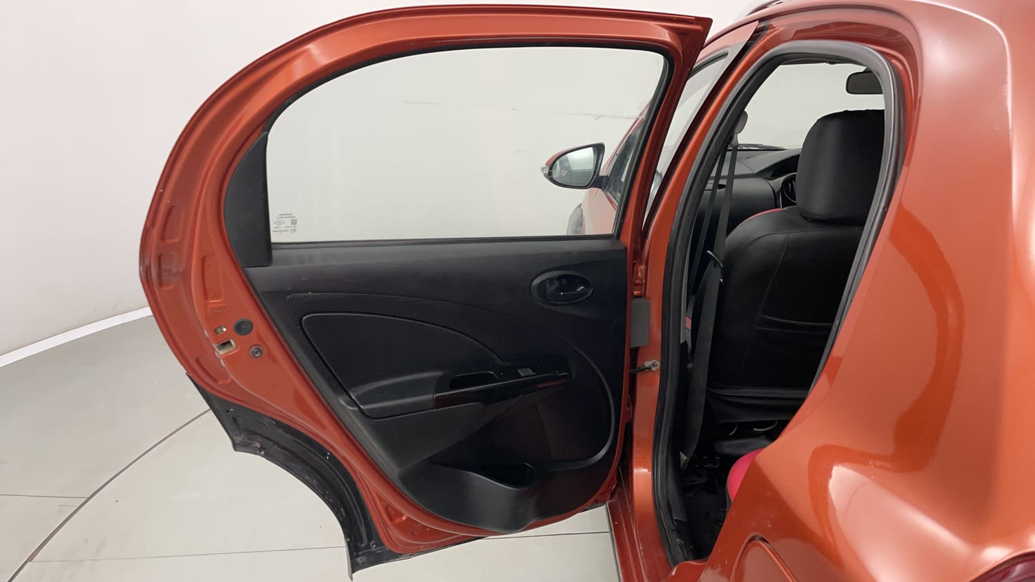 Used 2018 Toyota Etios Cross 1.2 G Petrol Manual interior LEFT REAR DOOR OPEN VIEW