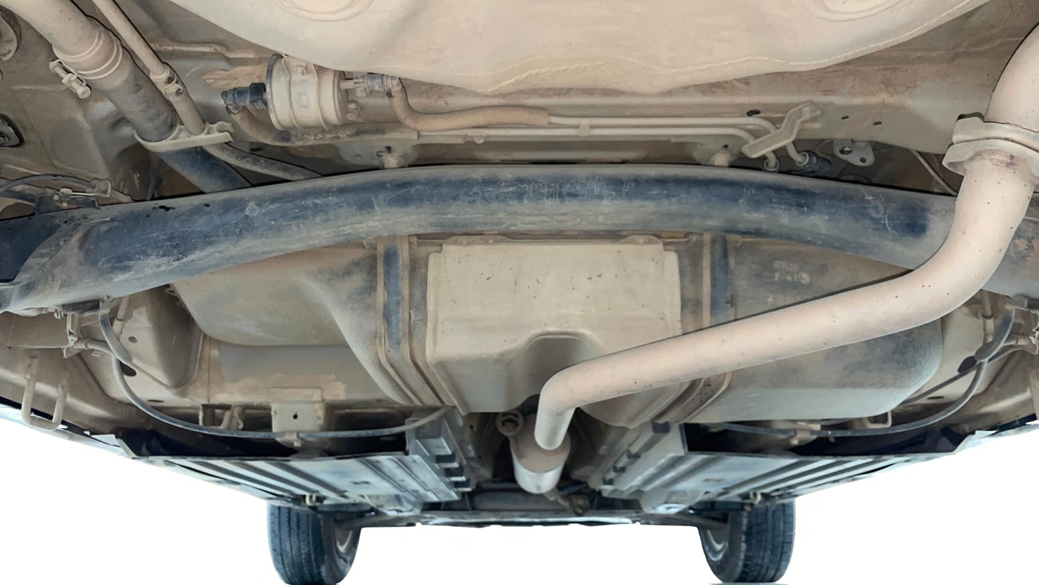 Used 2022 Maruti Suzuki Vitara Brezza ZXi AT SHVS Petrol Automatic extra REAR UNDERBODY VIEW (TAKEN FROM REAR)