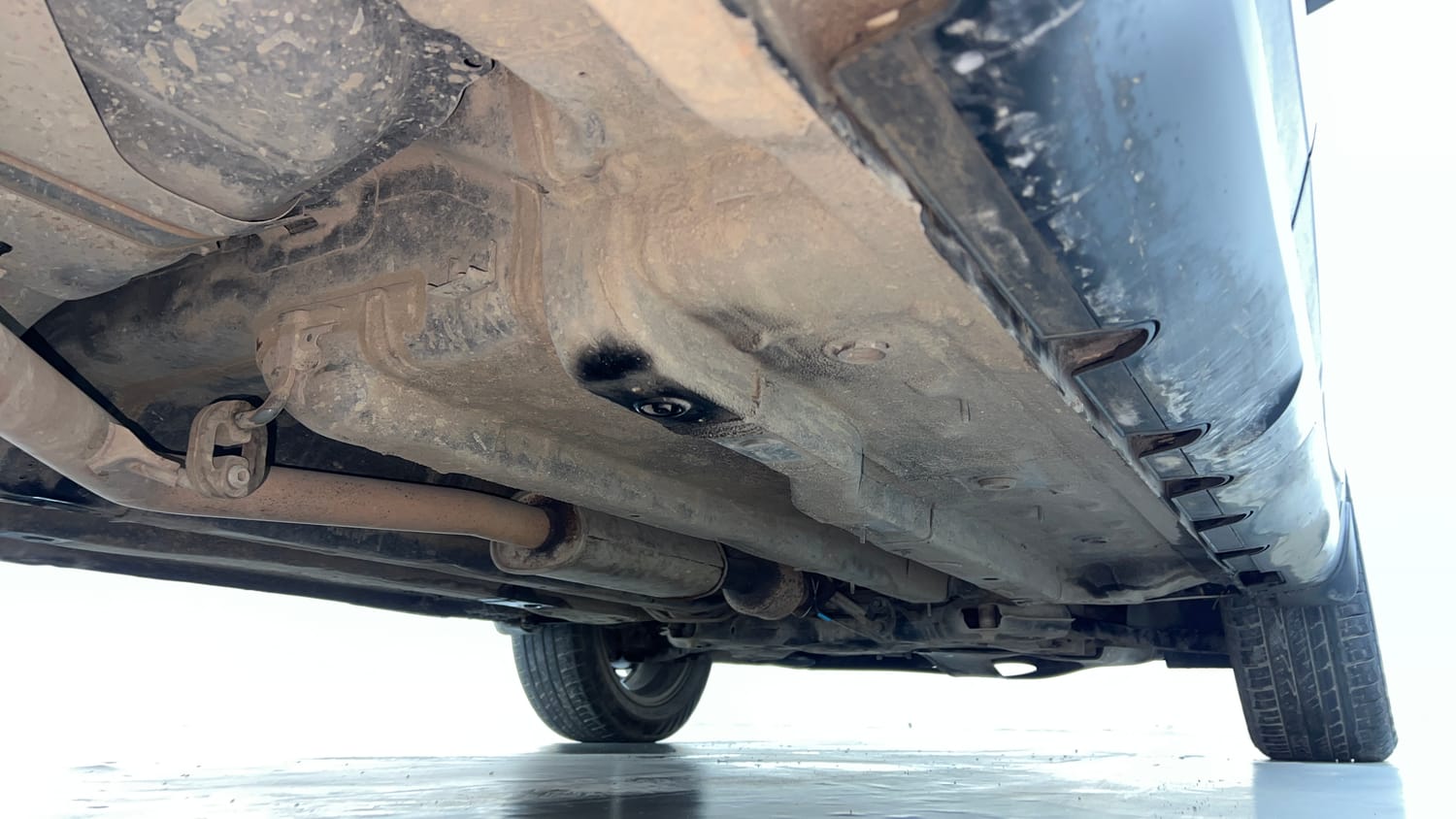 Used 2020 Hyundai Creta SX (O) 1.4 Turbo 7 DCT Petrol Automatic extra REAR RIGHT UNDERBODY VIEW