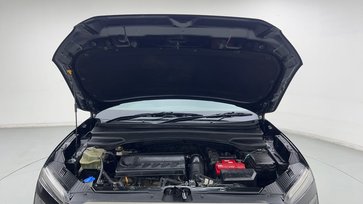 Used 2020 Hyundai Creta SX (O) 1.4 Turbo 7 DCT Petrol Automatic engine ENGINE & BONNET OPEN FRONT VIEW