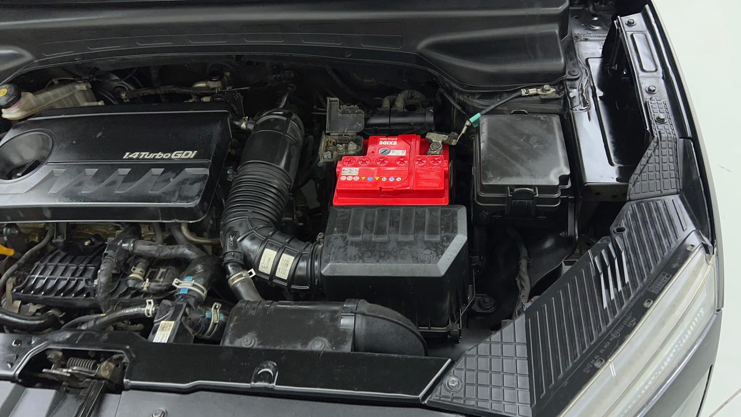 Used 2020 Hyundai Creta SX (O) 1.4 Turbo 7 DCT Petrol Automatic engine ENGINE LEFT SIDE VIEW