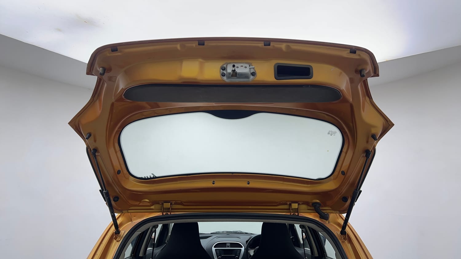 Used 2016 Tata Tiago Revotron XT Petrol Manual interior DICKY DOOR OPEN VIEW