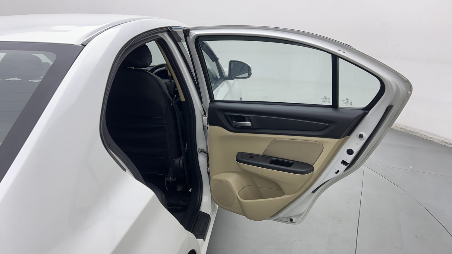 Used 2024 Honda Amaze VX 1.2 Petrol CVT Petrol Automatic interior RIGHT REAR DOOR OPEN VIEW