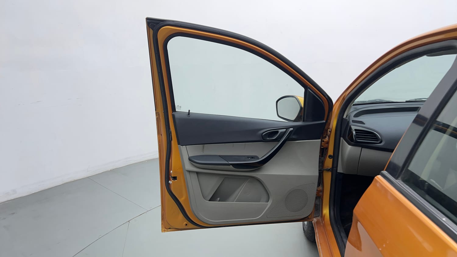 Used 2016 Tata Tiago Revotron XT Petrol Manual interior LEFT FRONT DOOR OPEN VIEW