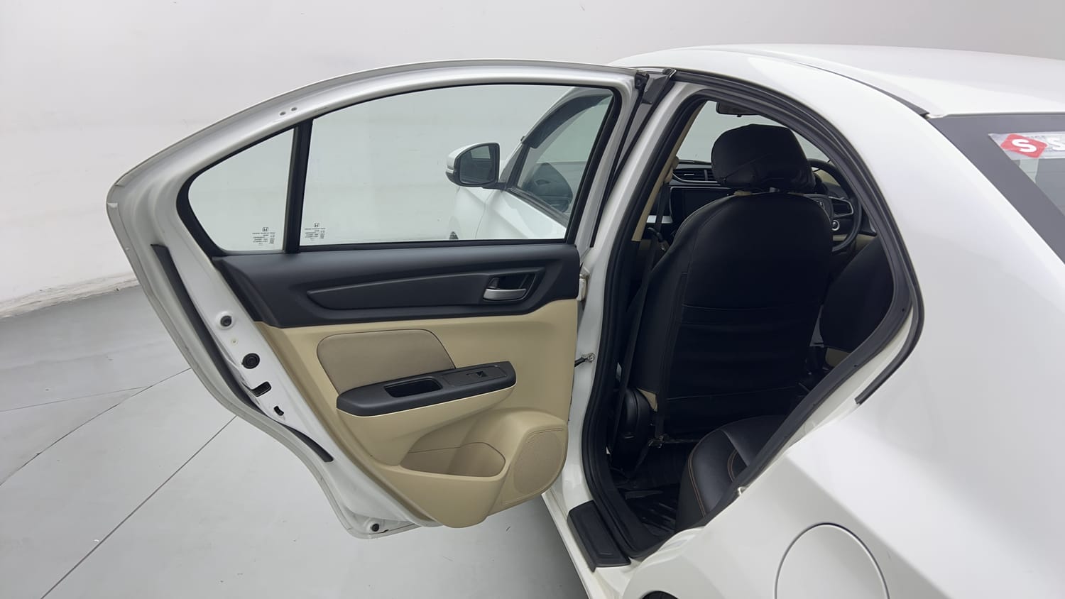 Used 2024 Honda Amaze VX 1.2 Petrol CVT Petrol Automatic interior LEFT REAR DOOR OPEN VIEW