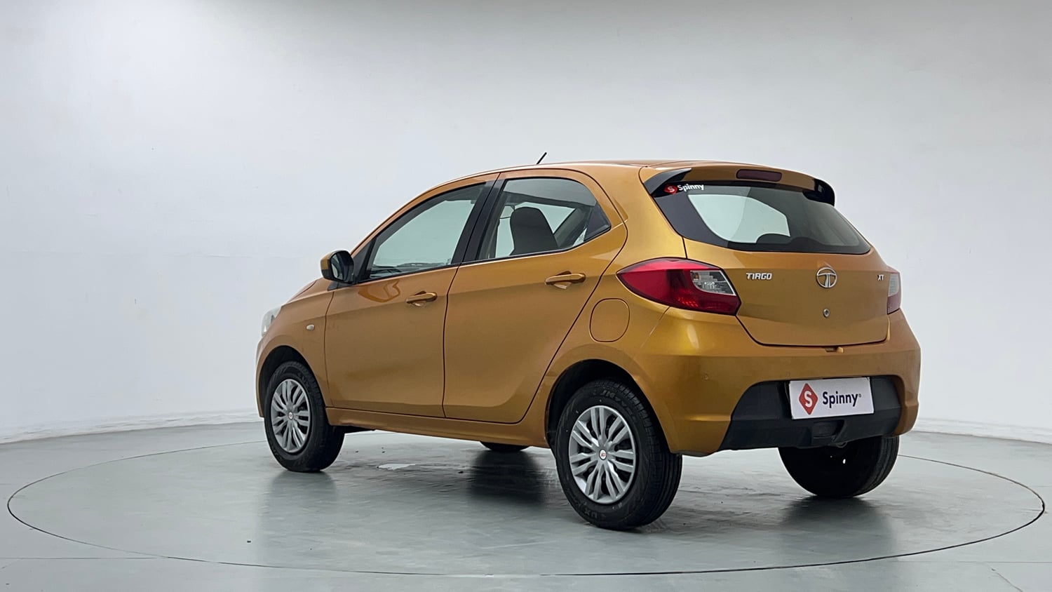 Used 2016 Tata Tiago Revotron XT Petrol Manual exterior LEFT REAR CORNER VIEW
