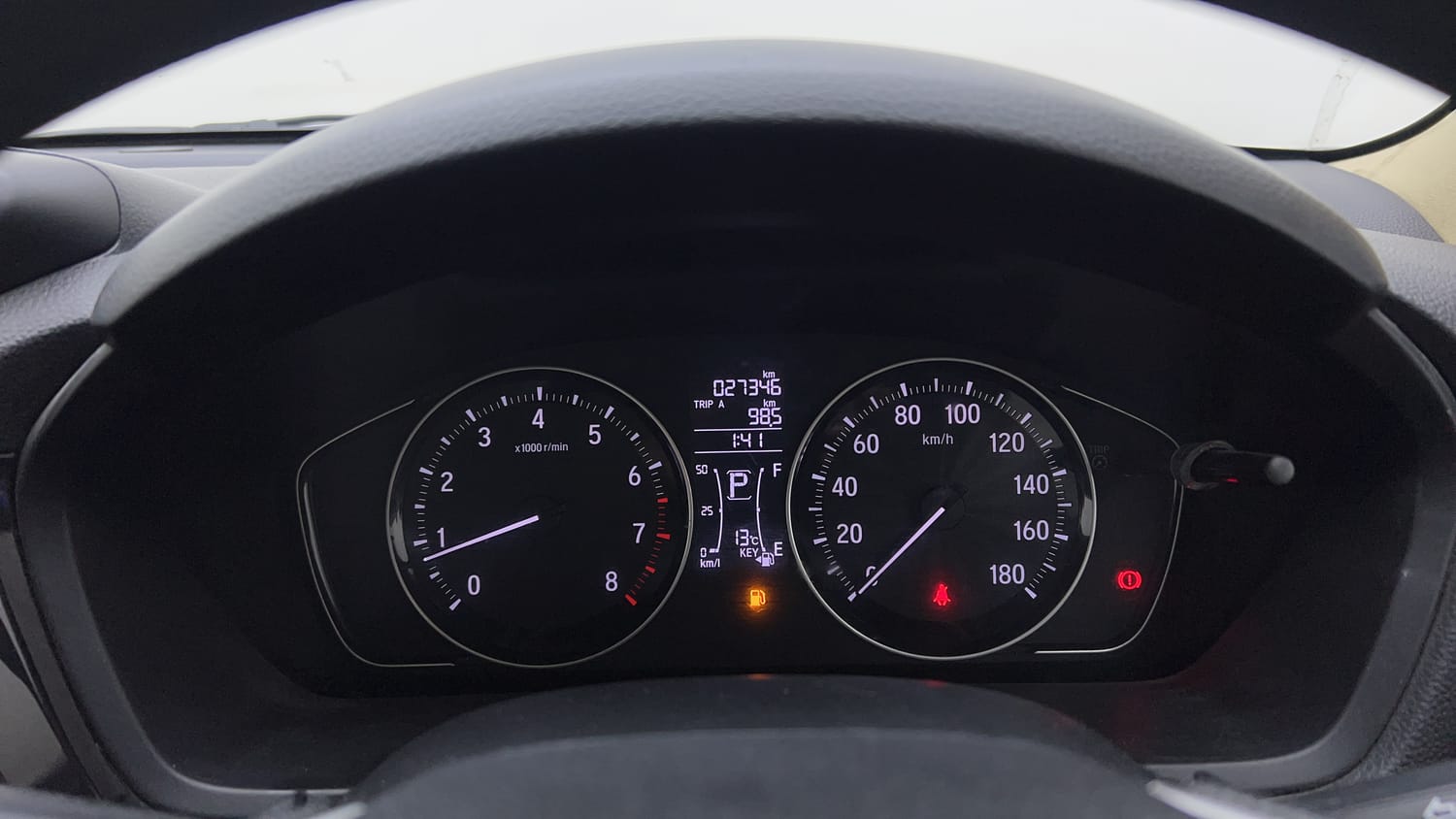 Used 2024 Honda Amaze VX 1.2 Petrol CVT Petrol Automatic interior CLUSTERMETER VIEW