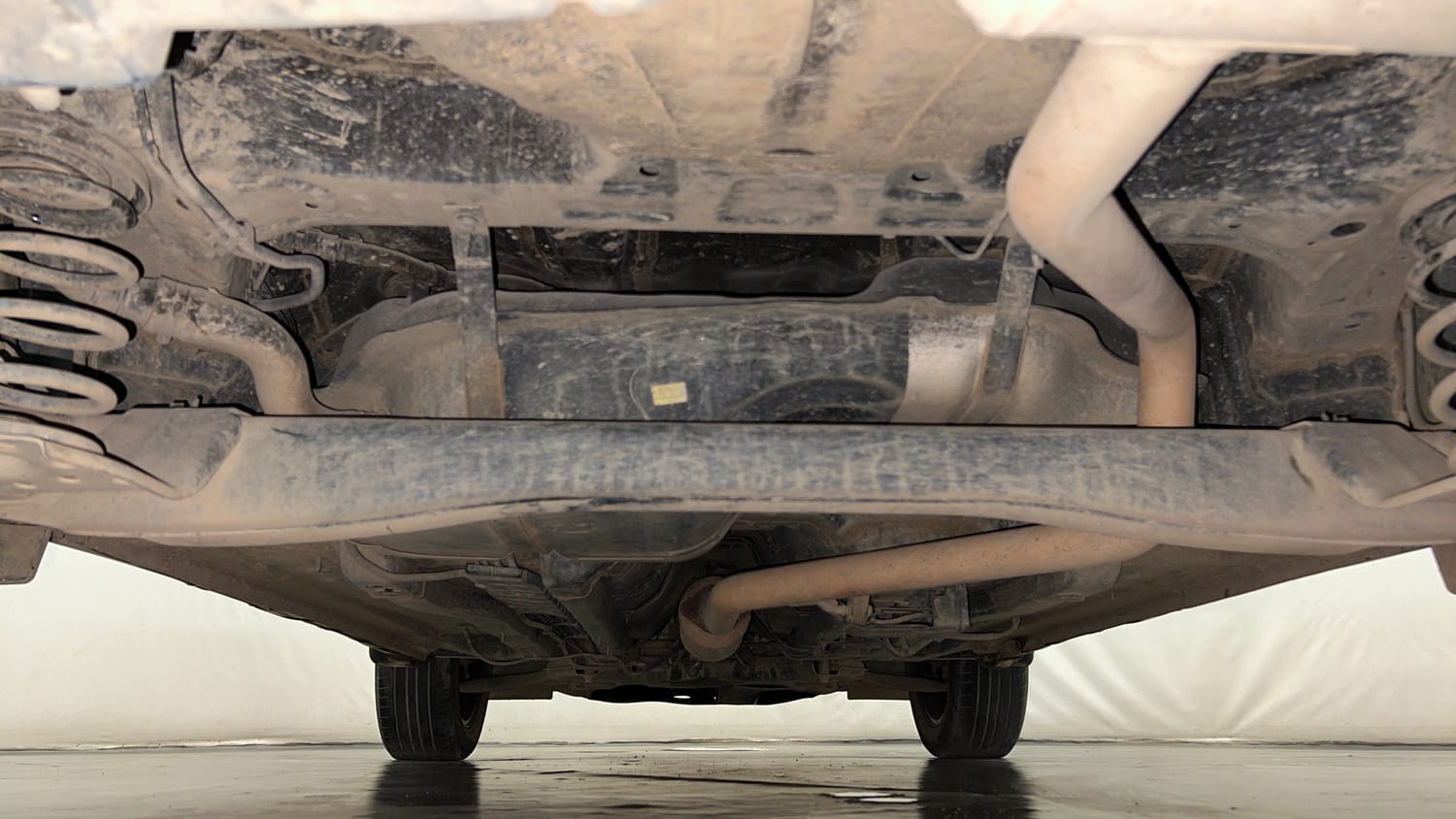 Used 2023 Hyundai Creta SX (O) 1.5 Diesel Automatic Diesel Automatic extra REAR UNDERBODY VIEW (TAKEN FROM REAR)