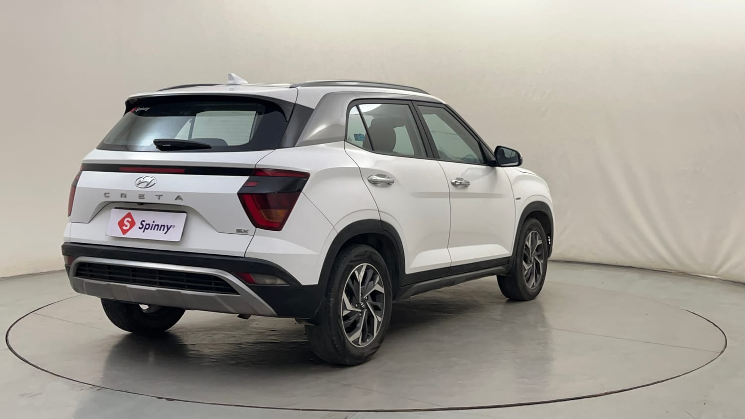Used 2023 Hyundai Creta SX (O) 1.5 Diesel Automatic Diesel Automatic exterior RIGHT REAR CORNER VIEW
