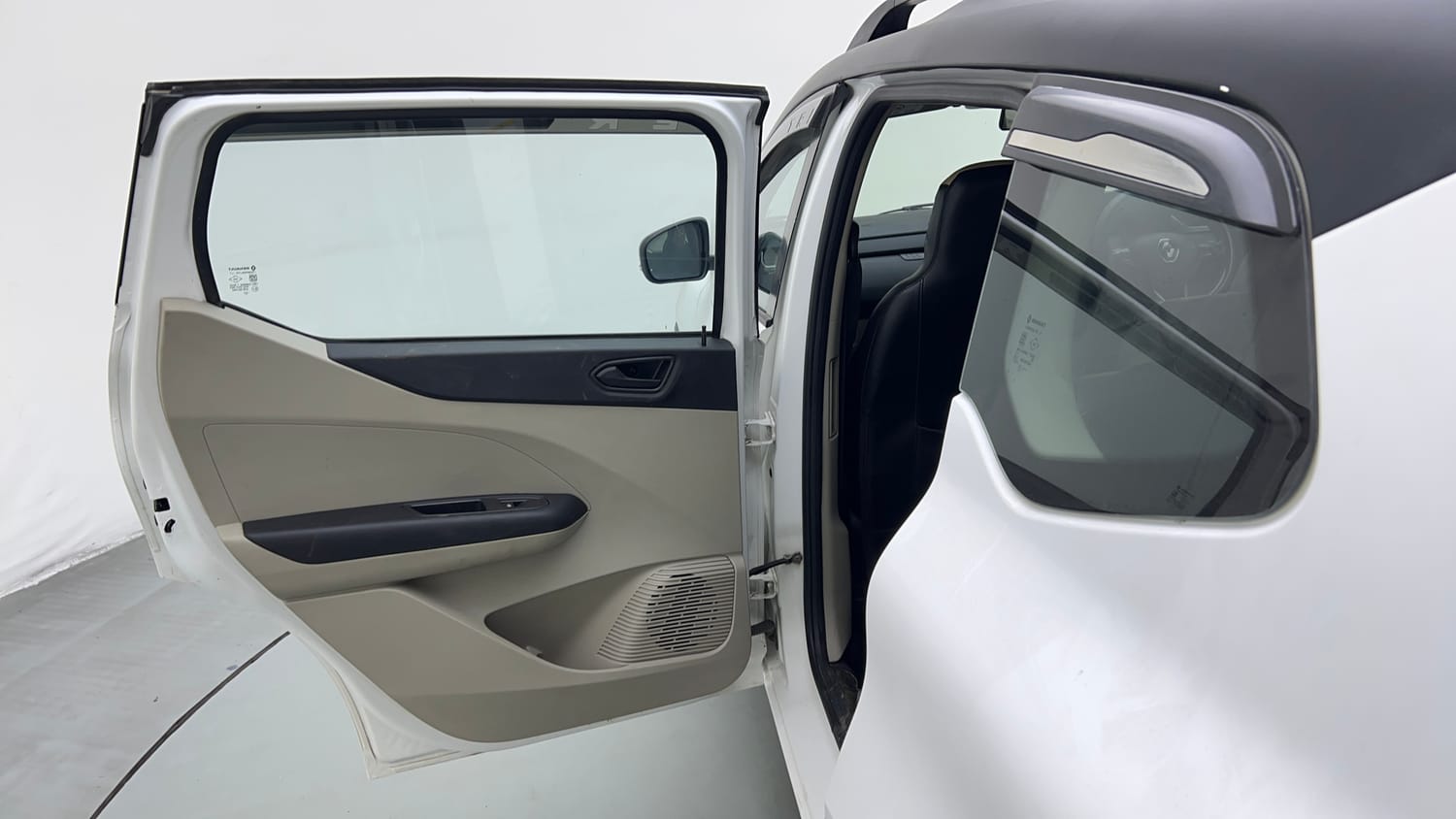 Used 2022 Renault Triber RXT Petrol Manual interior LEFT REAR DOOR OPEN VIEW