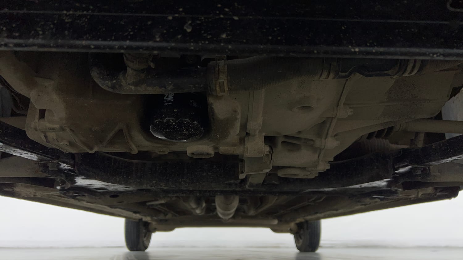 Used 2022 Renault Triber RXT Petrol Manual extra FRONT LEFT UNDERBODY VIEW