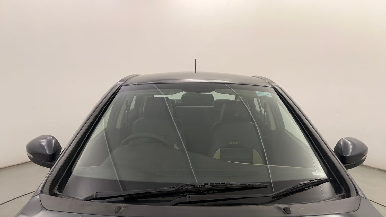 Used 2015 Tata Zest XMS Petrol Petrol Manual exterior FRONT WINDSHIELD VIEW