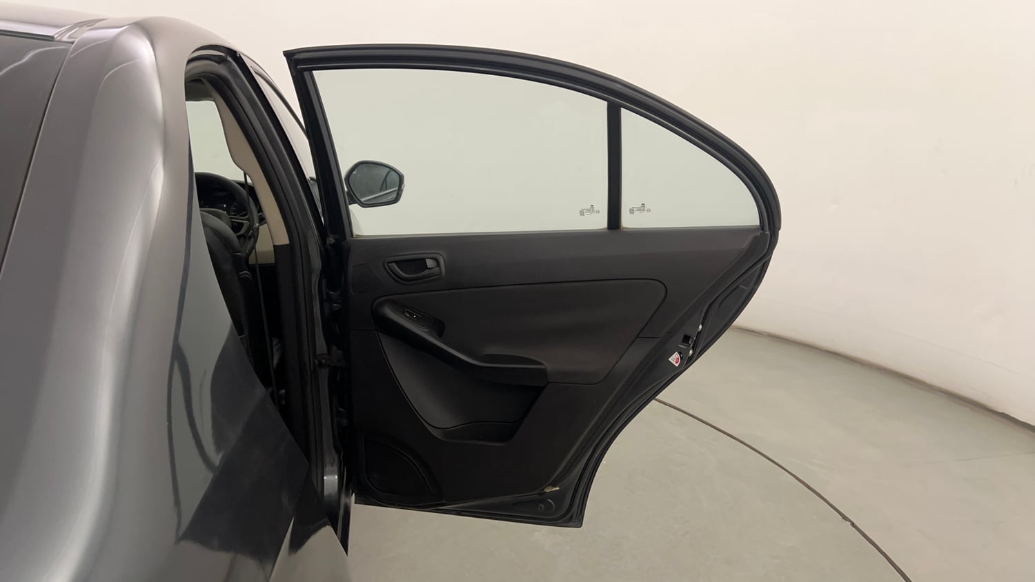 Used 2015 Tata Zest XMS Petrol Petrol Manual interior RIGHT REAR DOOR OPEN VIEW