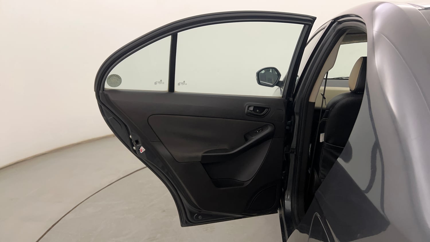 Used 2015 Tata Zest XMS Petrol Petrol Manual interior LEFT REAR DOOR OPEN VIEW