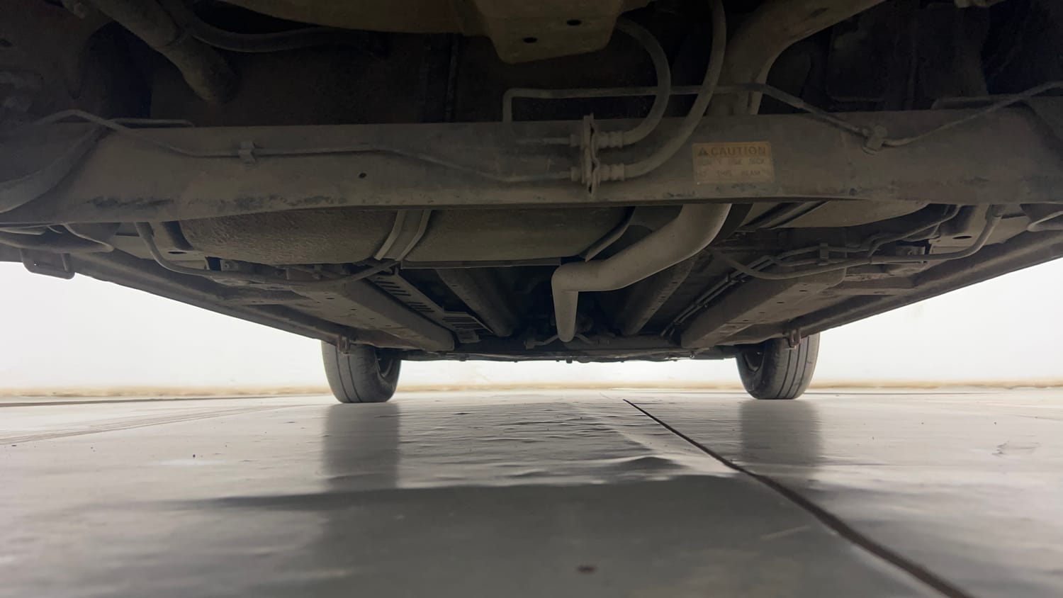 Used 2013 Maruti Suzuki Ritz Vdi BS-IV Diesel Manual extra REAR UNDERBODY VIEW (TAKEN FROM REAR)
